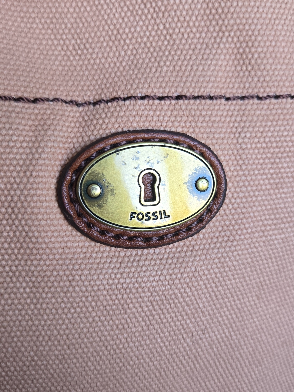 ***RARE*** Vintage Fossil Canvas Tote - Picture 3 of 12